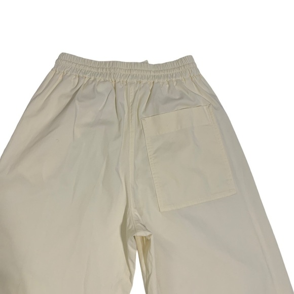 COS Women’s Cream Lightweight Elastic Drawstring Trousers Pants Size 4 - Picture 8 of 8